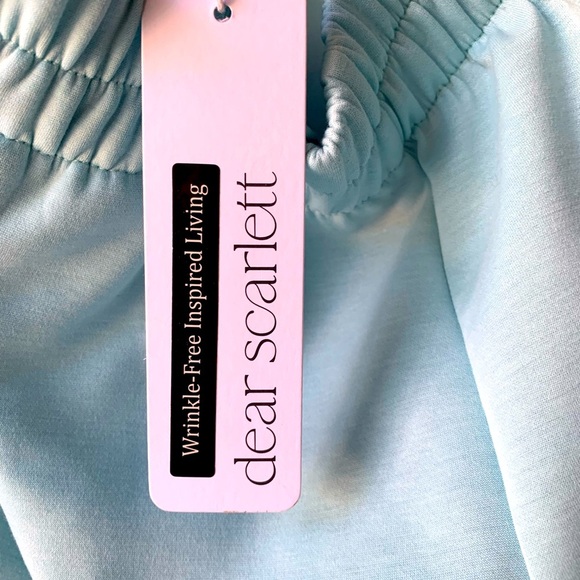 Dear Scarlett Set 2 piece Top with side slits and bottoms with pockets Ne'er - Picture 4 of 6